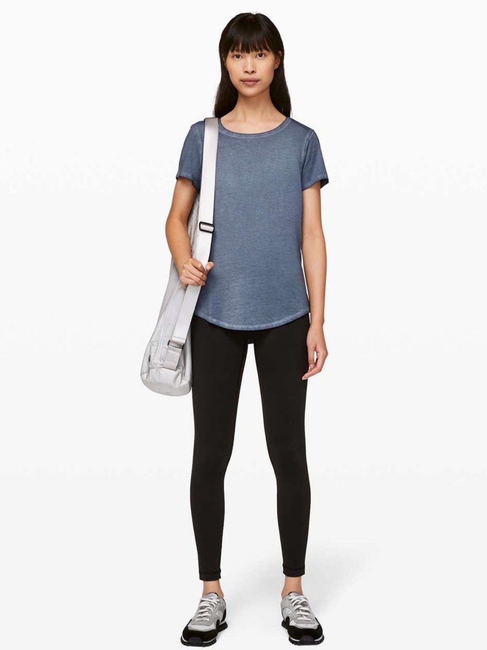 Lululemon Love Crew Fade t-shirt in gray blue, S